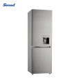 Double Doors Bottom Mount Drawers Freezer Water Dispenser Refrigerator